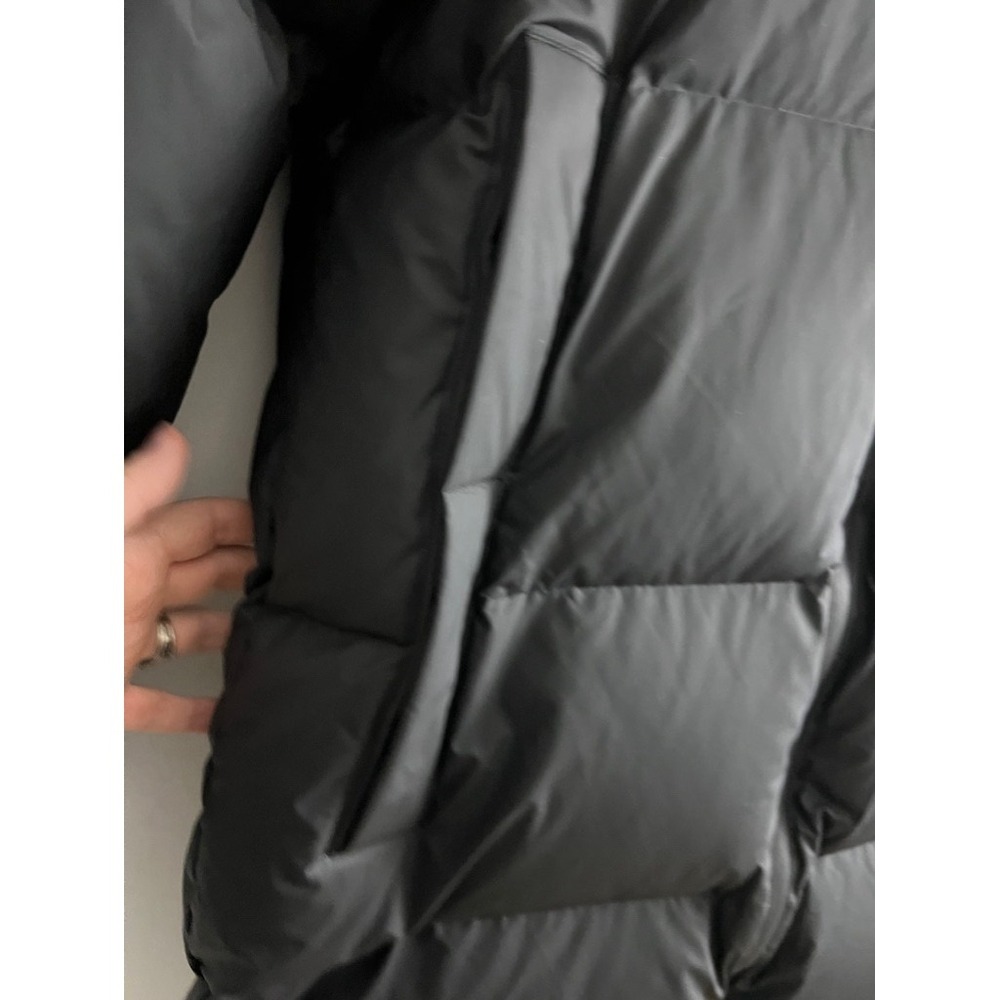 Pendleton Vancouver Puffer Jacket Womens M Black Hooded Long Down Fill Coat - Picture 12 of 14